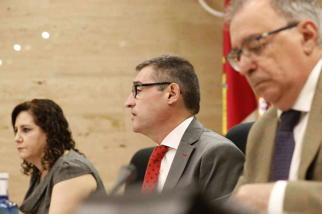 Fernando Muñoz durante la comparecencia en la Comisión de Asuntos Generales